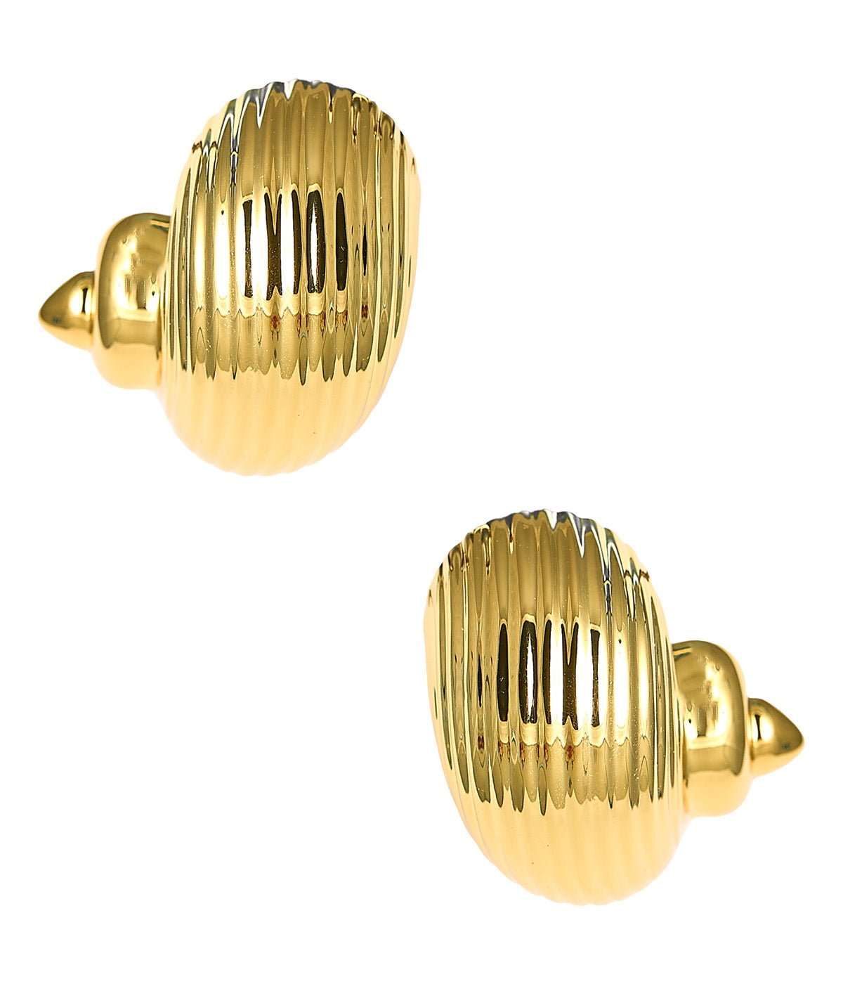 Soleil Conch Shell Earring - 18k Gold Plated - Glamourous Grace