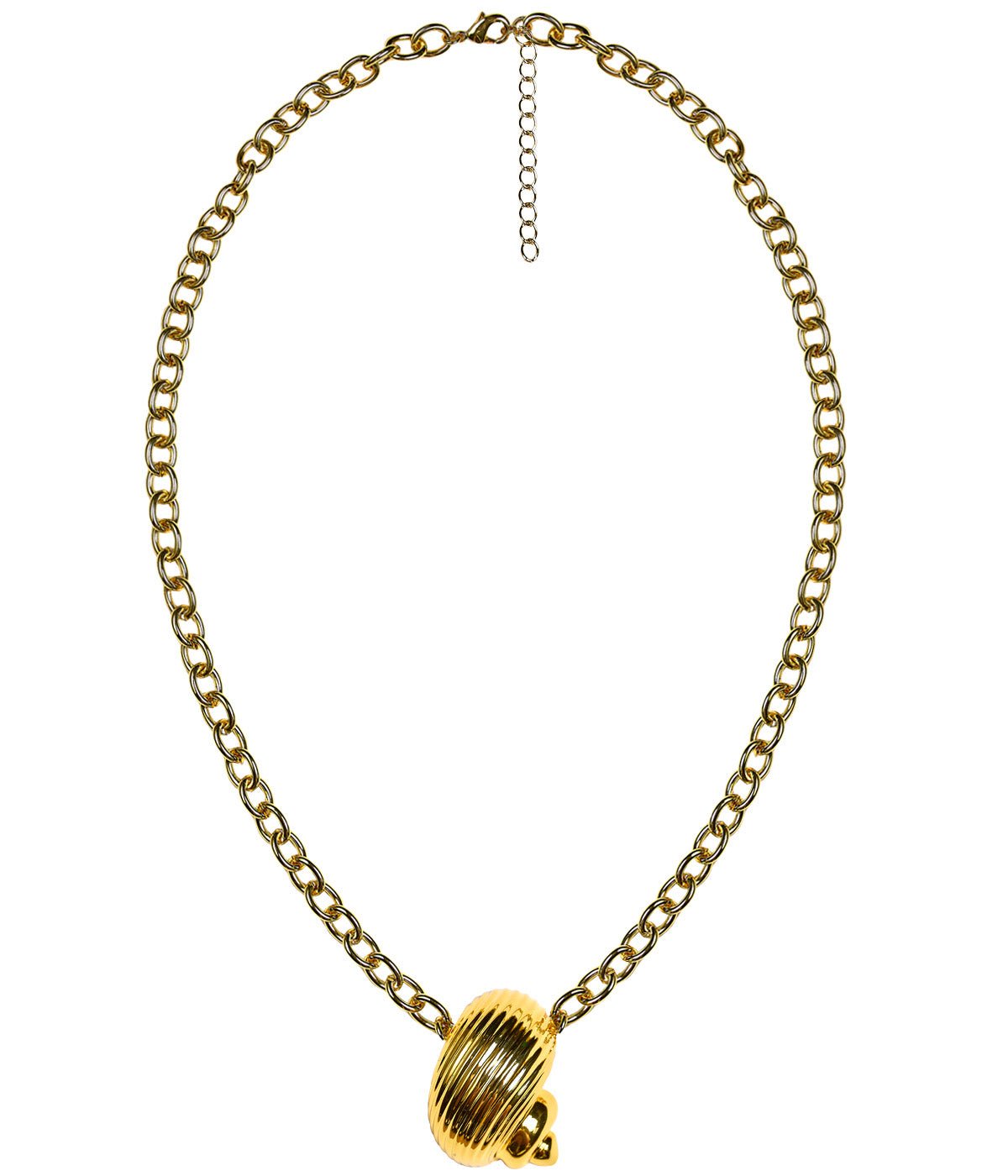 Soleil - Gold Conch Charm Necklace - 18k Gold Plated - Glamourous Grace