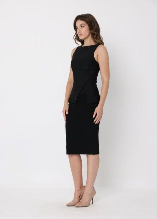 Solid Bodycon Pencil High Waist Bandage Skirt