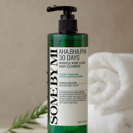 [SOME BY MI] AHA-BHA-PHA 30 Days Miracle Acne Body Cleanser 400g - Glamourous Grace
