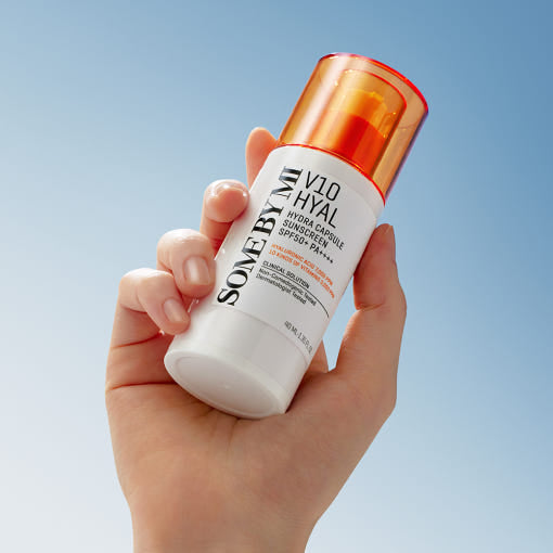 [SOME BY MI] V10 Hyal Hydra Capsule Sunscreen SPF50+ PA++++ 40ml - Glamourous Grace