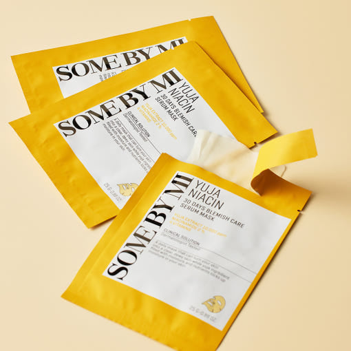 [SOME BY MI] Yuja Niacin Blemish Care Serum Mask 25g*10ea - Glamourous Grace