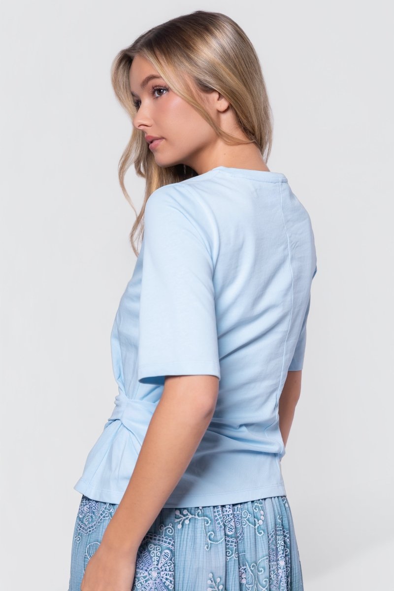 Sonia Top (Light Blue) - Glamourous Grace