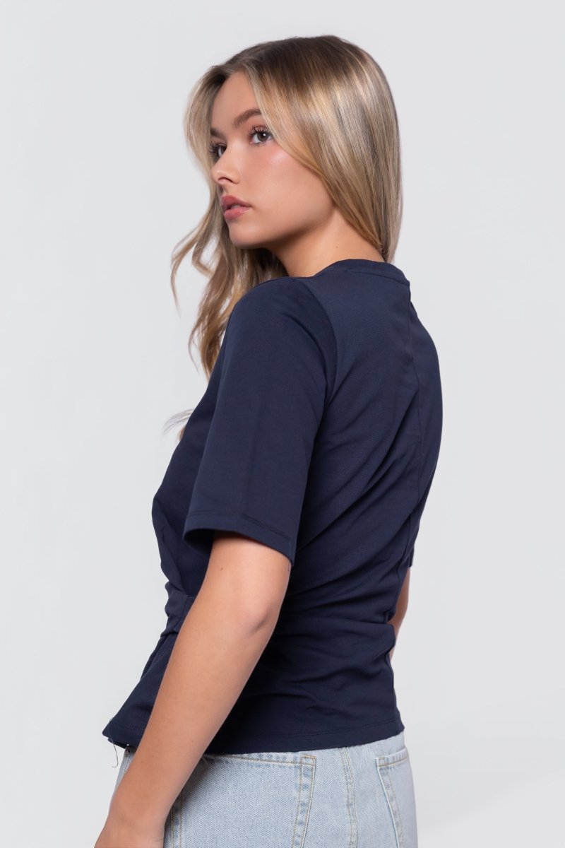 Sonia Top (Navy) - Glamourous Grace