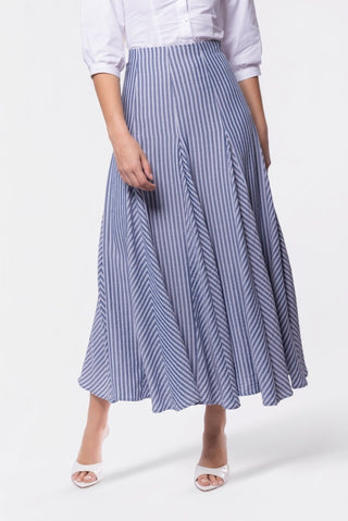 Sonoma Skirt (Blue Stripe)