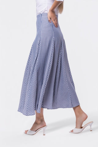 Sonoma Skirt (Blue Stripe)