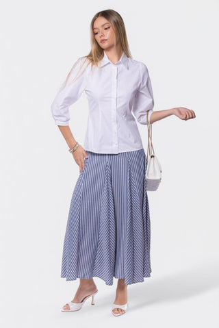 Sonoma Skirt (Blue Stripe)