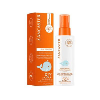 Lancaster Sun Sensitive Milky Spray For Kids SPF50 - Water-Resistant, Fragrance-Free Sunscreen Spray for Children - Glamourous Grace