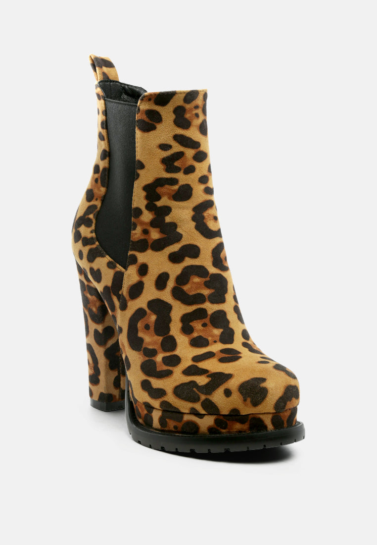 Spire Suede Block Heeled Boots - Glamourous Grace