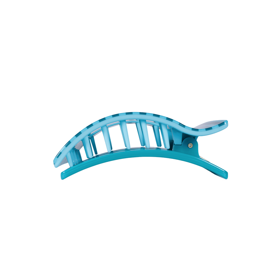 Splash Zone Medium Flat Rectangle Hair Clip - Glamourous Grace