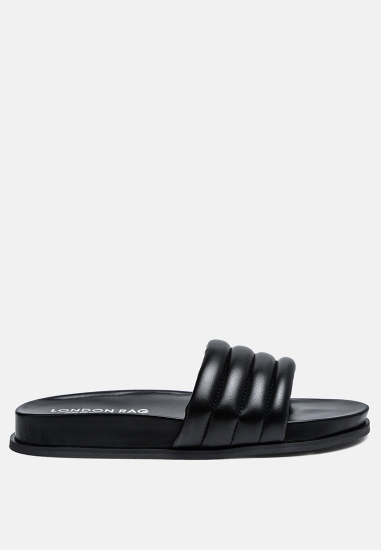 Sponge Quilted Pool Slides - Glamourous Grace