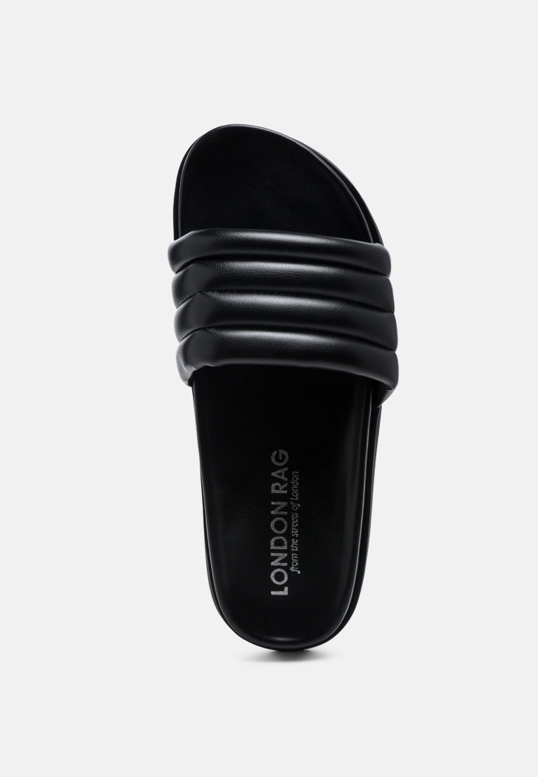 Sponge Quilted Pool Slides - Glamourous Grace