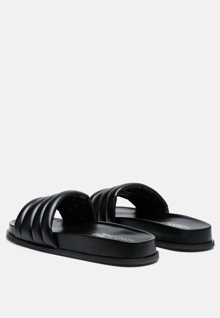Sponge Quilted Pool Slides - Glamourous Grace
