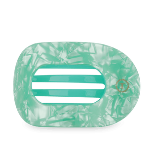 Spring Splash Large Flat Round Hair Clip - Glamourous Grace