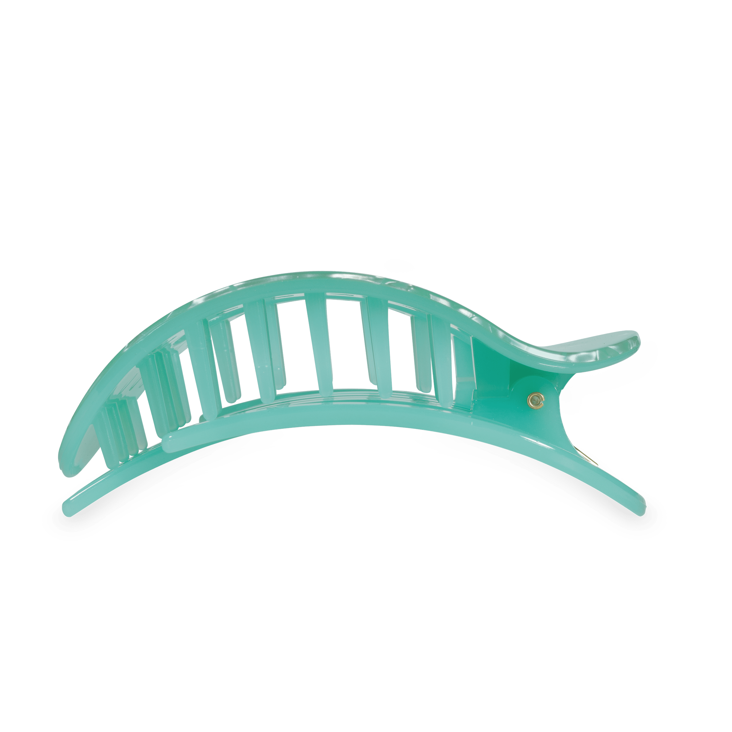 Spring Splash Large Flat Round Hair Clip - Glamourous Grace