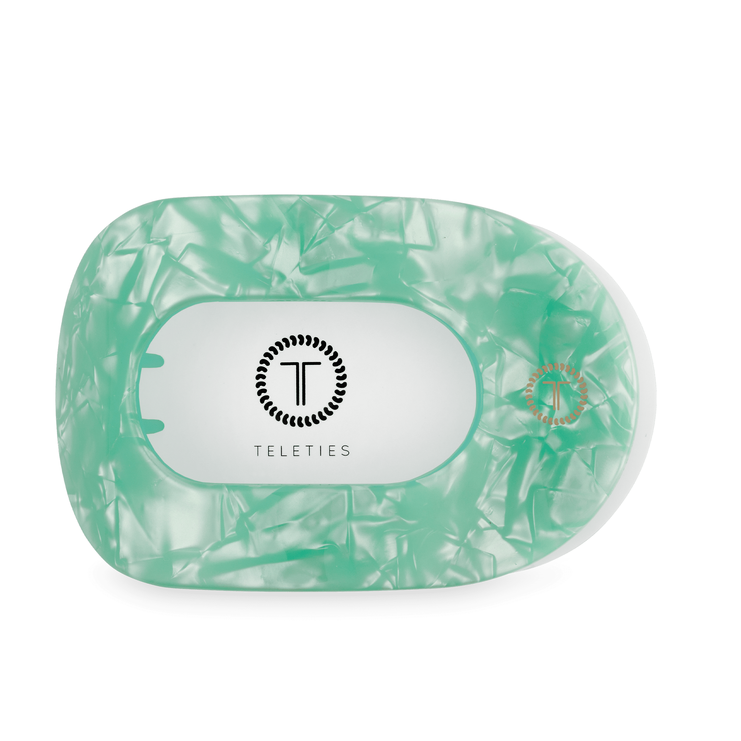 Spring Splash Large Flat Round Hair Clip - Glamourous Grace