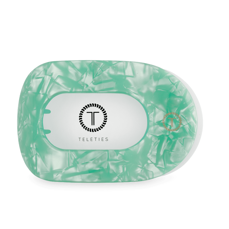 Spring Splash Large Flat Round Hair Clip - Glamourous Grace