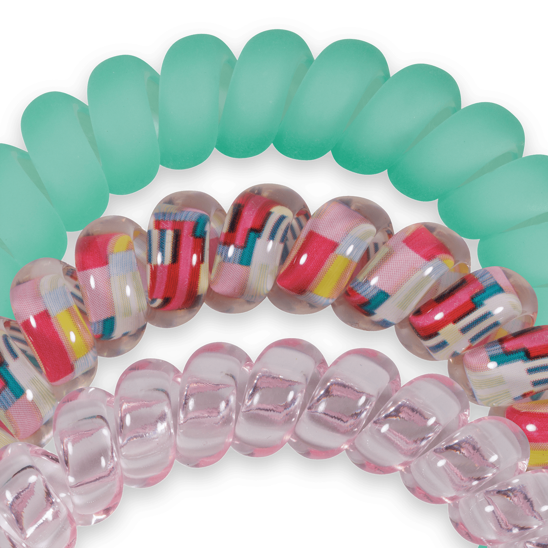 Spring Splash Large Hair Ties - Glamourous Grace