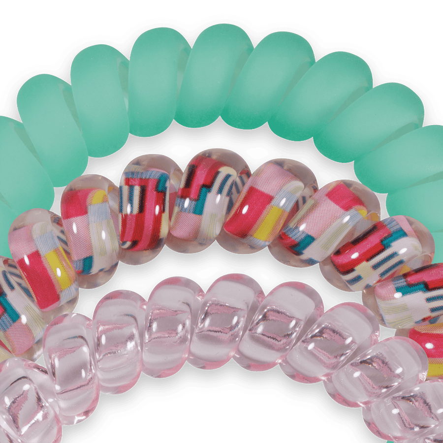 Spring Splash Large Hair Ties - Glamourous Grace