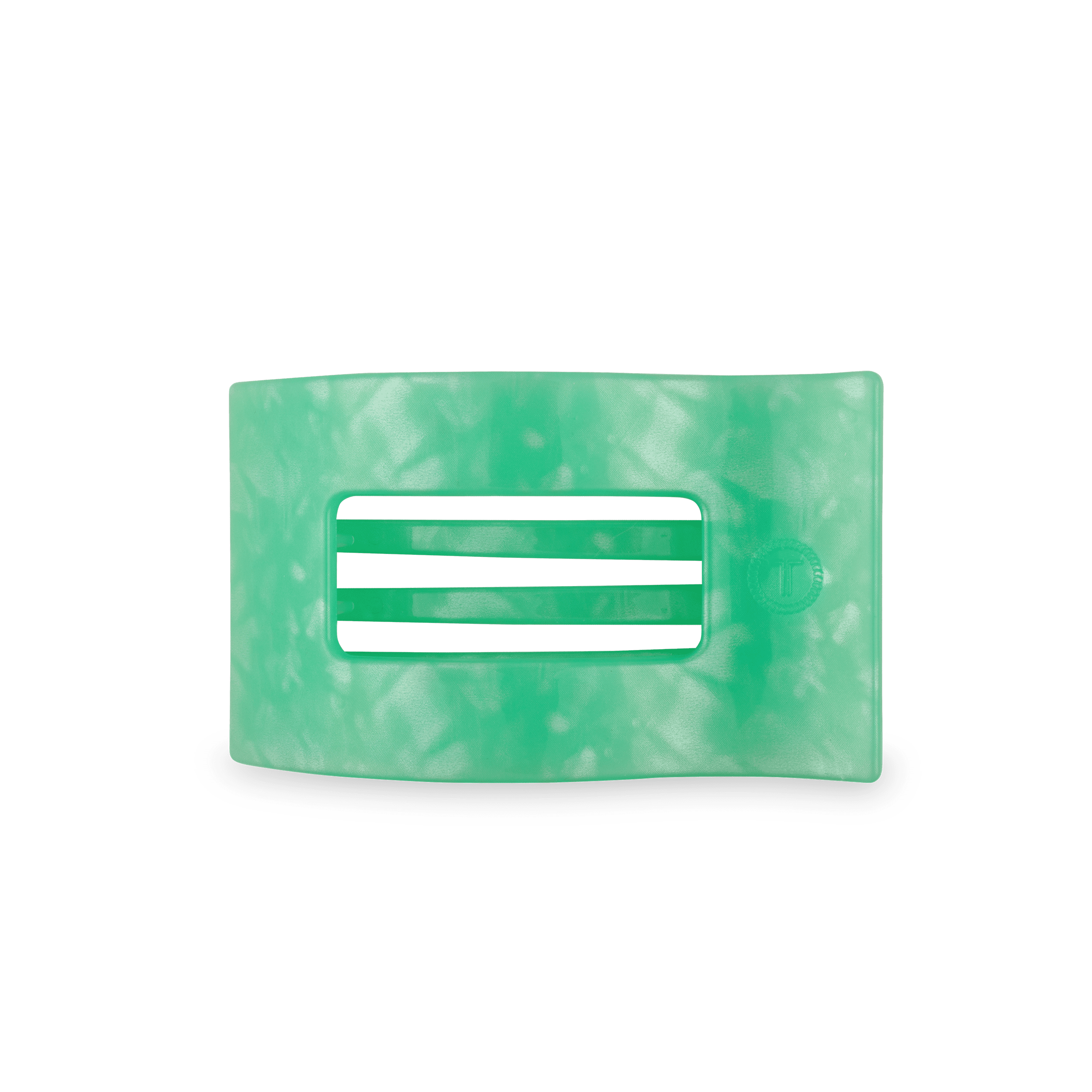 Spring Splash Medium Flat Rectangle Hair Clip - Glamourous Grace