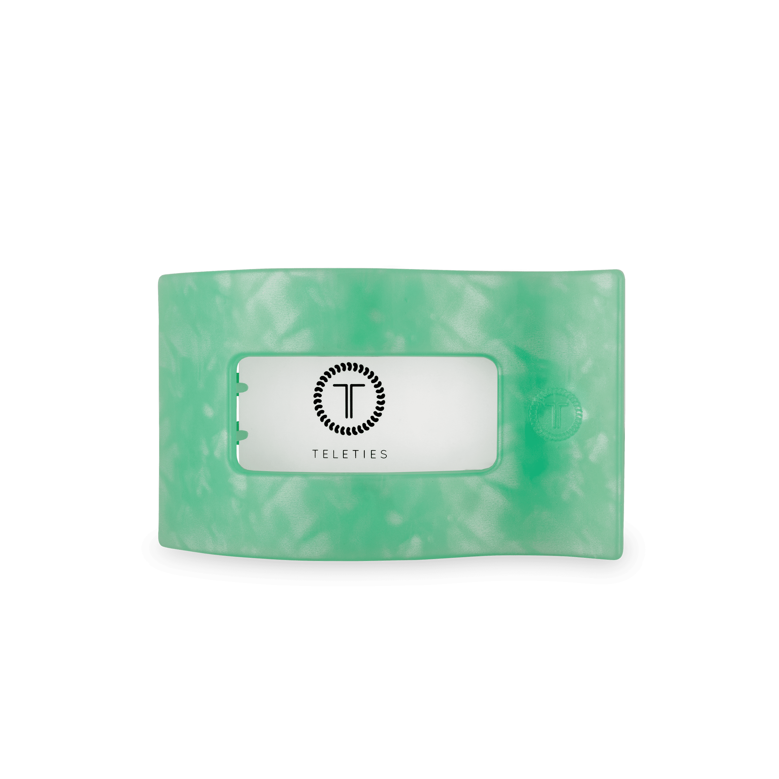 Spring Splash Medium Flat Rectangle Hair Clip - Glamourous Grace