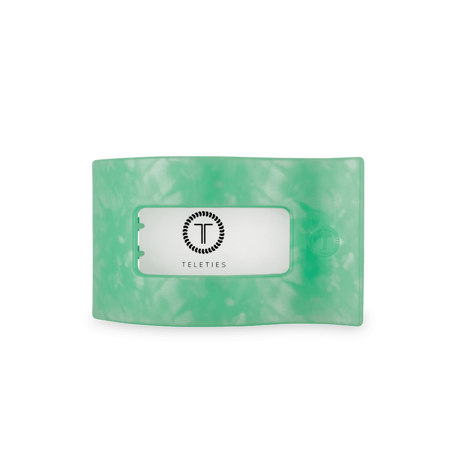 Spring Splash Medium Flat Rectangle Hair Clip - Glamourous Grace