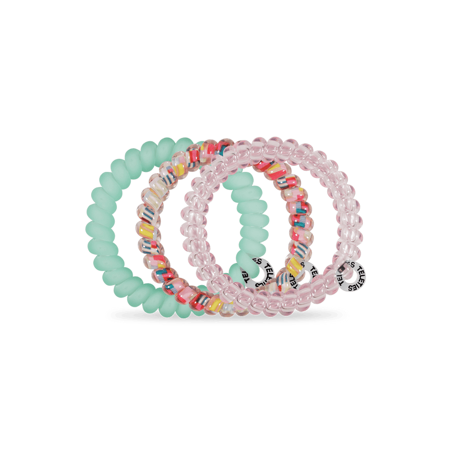 Spring Splash Small Hair Ties - Glamourous Grace