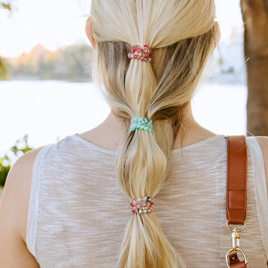 Spring Splash Small Hair Ties - Glamourous Grace