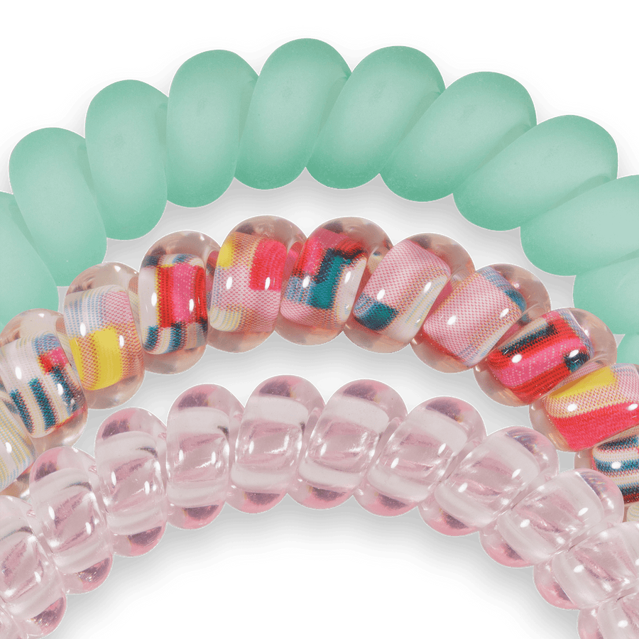 Spring Splash Small Hair Ties - Glamourous Grace