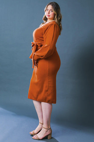 ADORABLE IDEAL SWEATER MIDI DRESS - Glamourous Grace