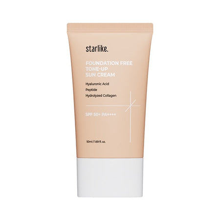 starlike Foundation Free Tone Up Sun Cream SPF50+ PA++++ 50ml