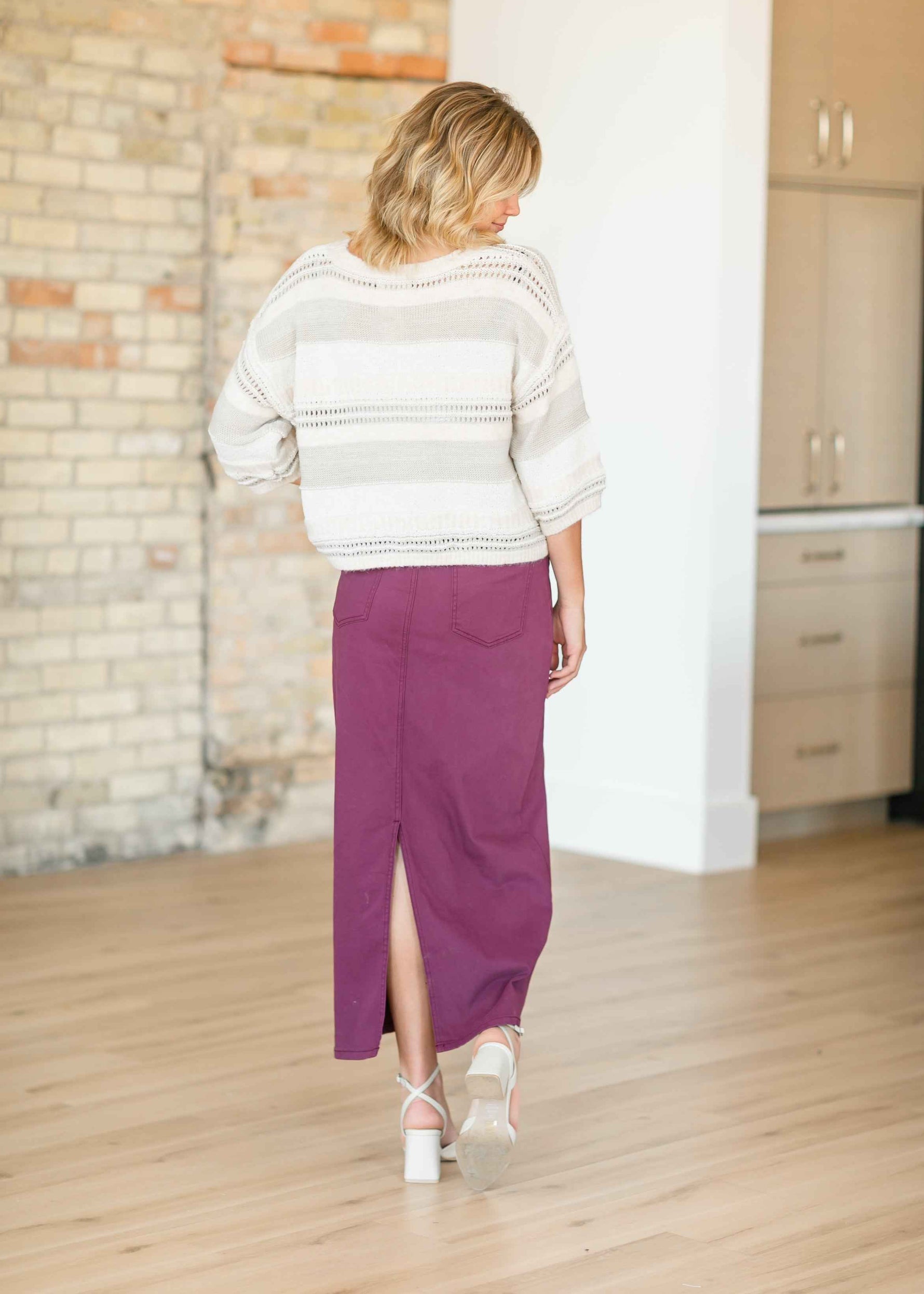 Stella Denim Maxi Skirt