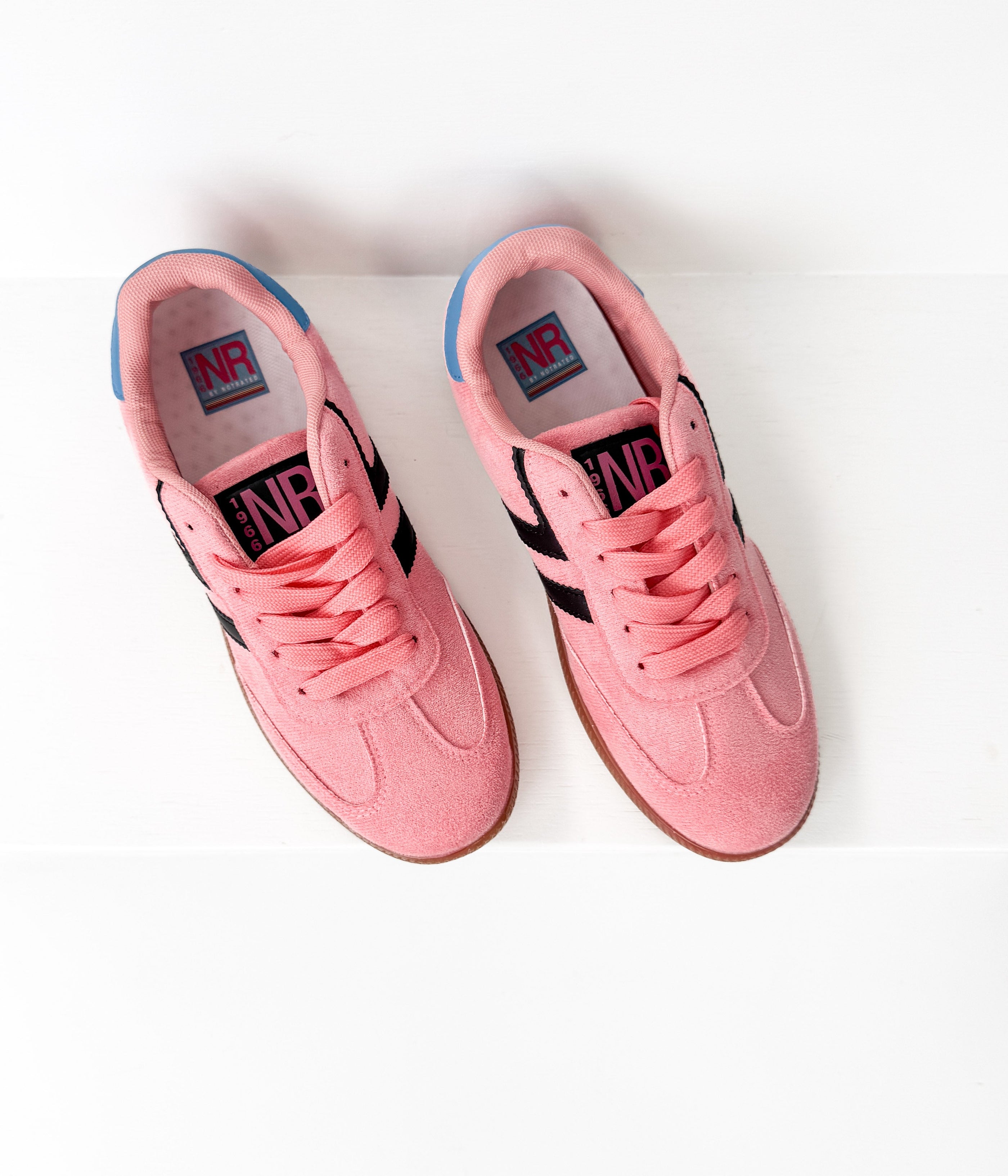 Stockholm Sneaker in Pink/Black - Glamourous Grace