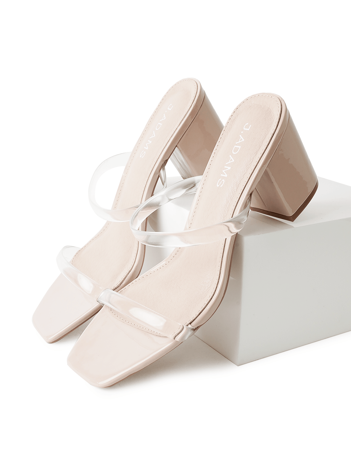 Stormi | Beige Patent - Glamourous Grace
