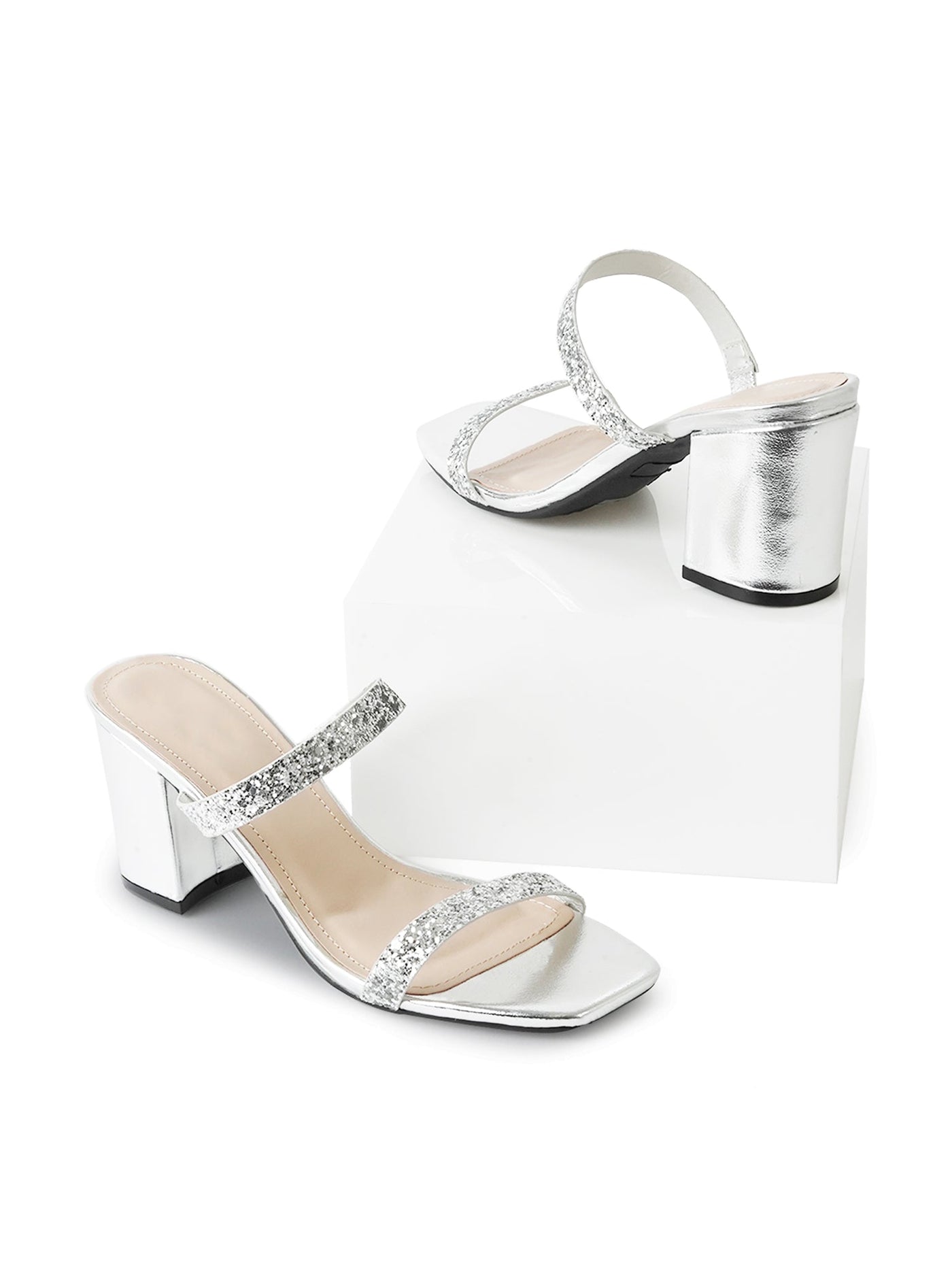 Stormi | Silver Glitter - Glamourous Grace