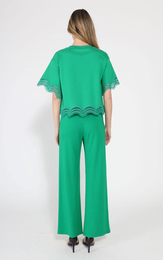 Straight leg casual pants