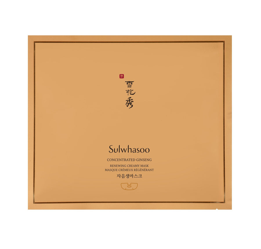 Sulwhasoo Concentrated Ginseng Renewing Creamy Mask 18g X 5ea - Glamourous Grace