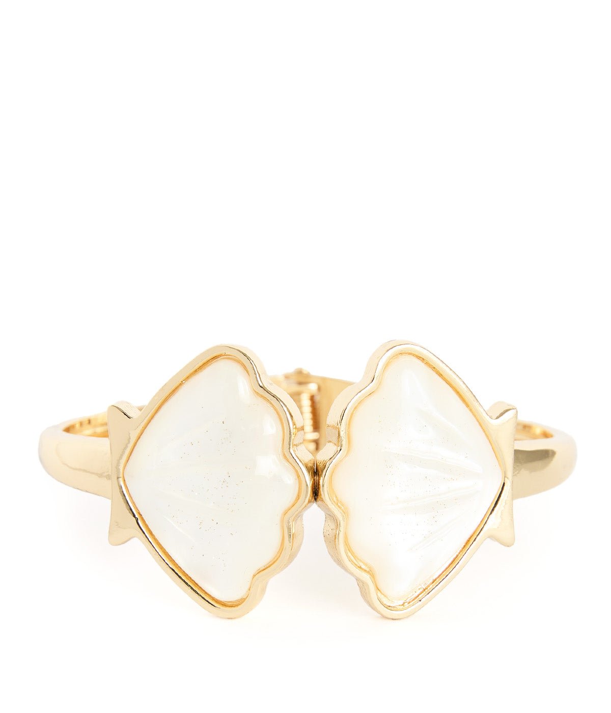 Summer Cuff - Acrylic Scallop Shell - Glamourous Grace