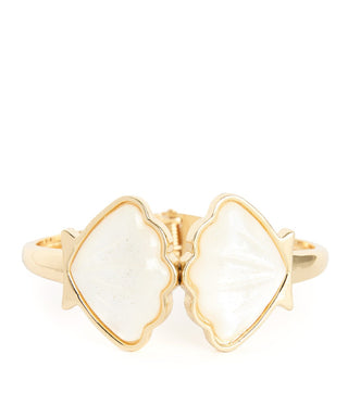 Summer Cuff - Acrylic Scallop Shell - Glamourous Grace