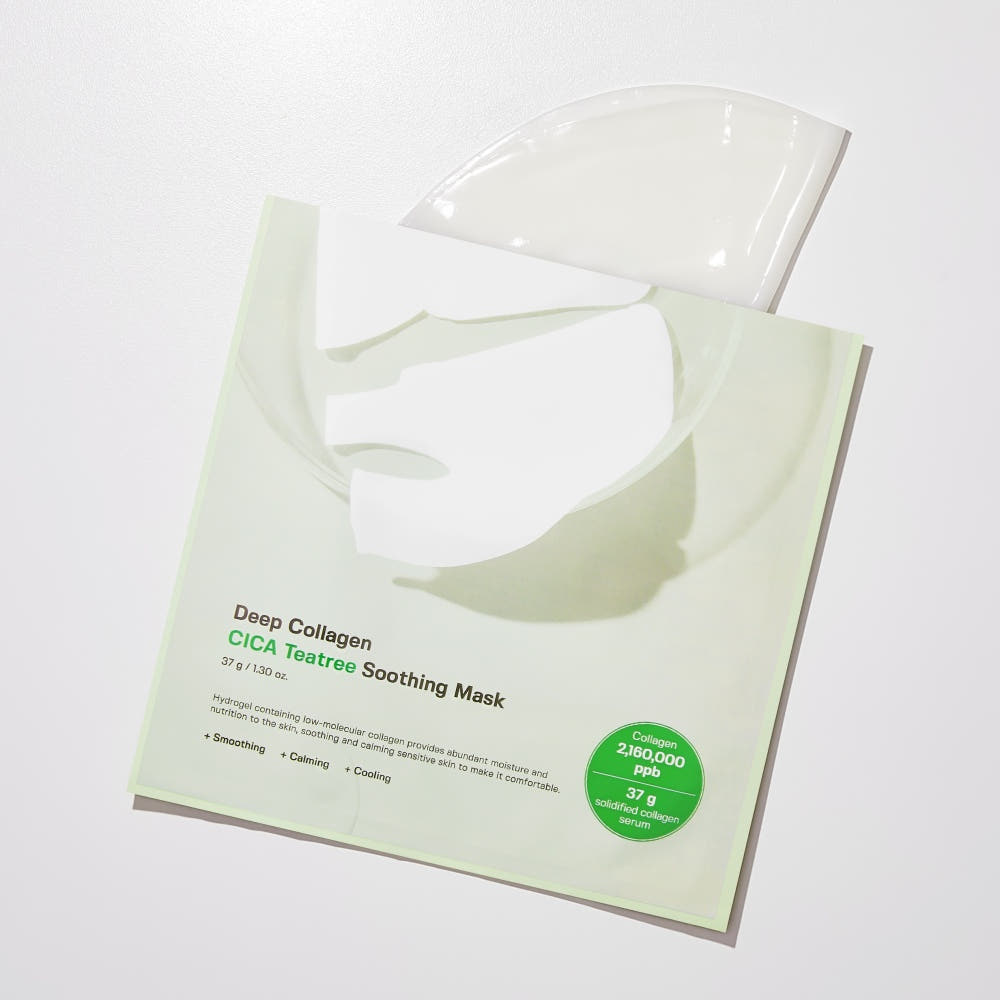 SUNGBOON EDITOR Deep Collagen Cica Tea Tree Soothing Mask 37g X 4ea - Glamourous Grace