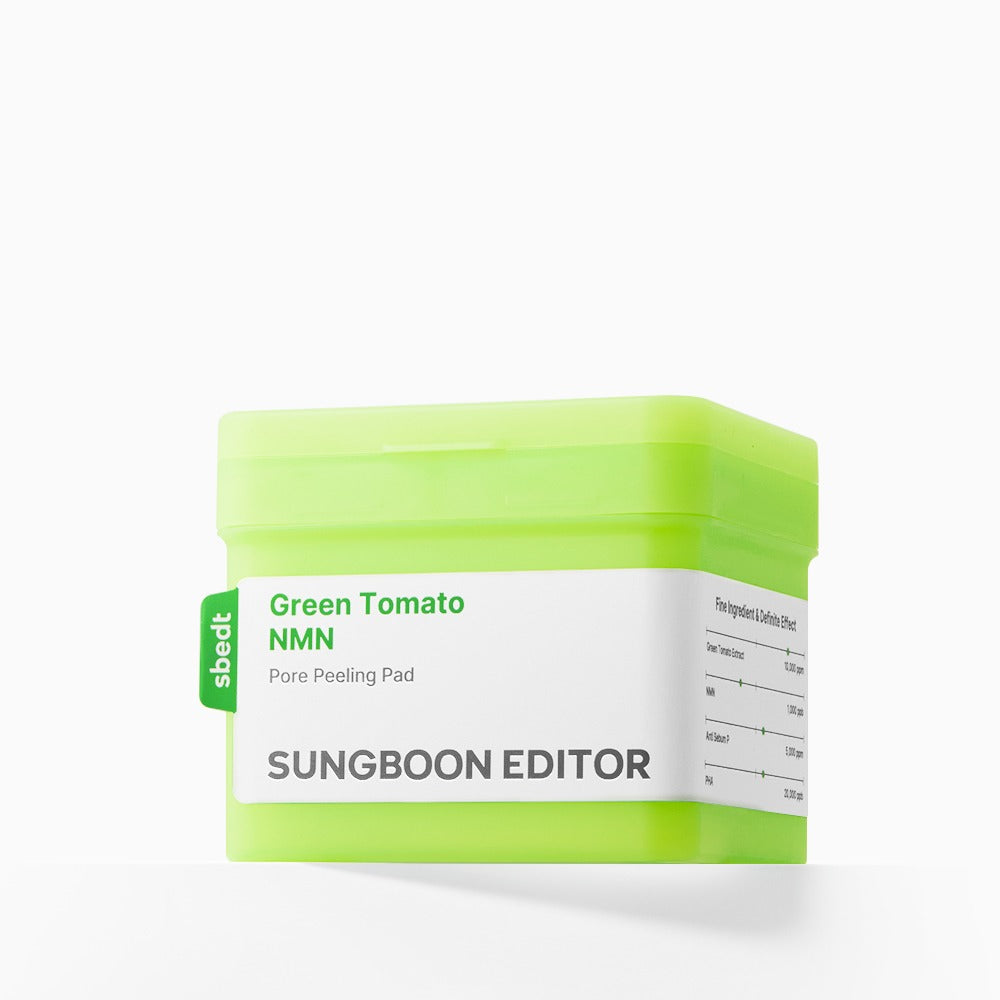 SUNGBOON EDITOR Green Tomato NMN Pore Peeling Pad 170ml/60ea - Glamourous Grace