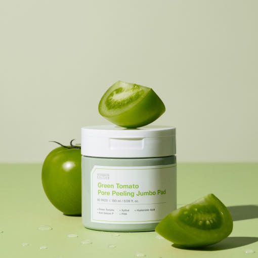 SUNGBOON EDITOR Green Tomato Pore Peeling Jumbo Pad 180ml/60pads - Glamourous Grace