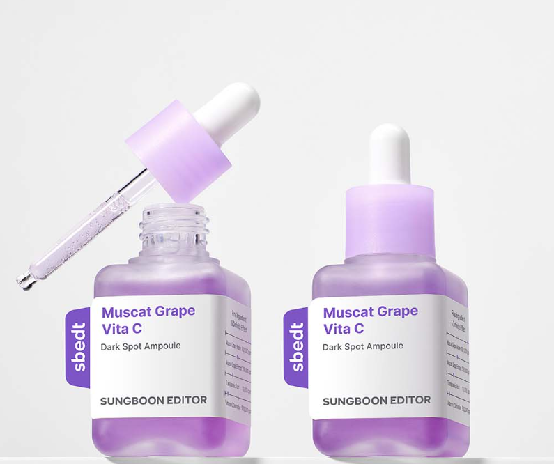 SUNGBOON EDITOR Muscat Grape Vita C Dark Spot Ampoule 40ml - Glamourous Grace