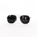 Black Lens/Silver Frame