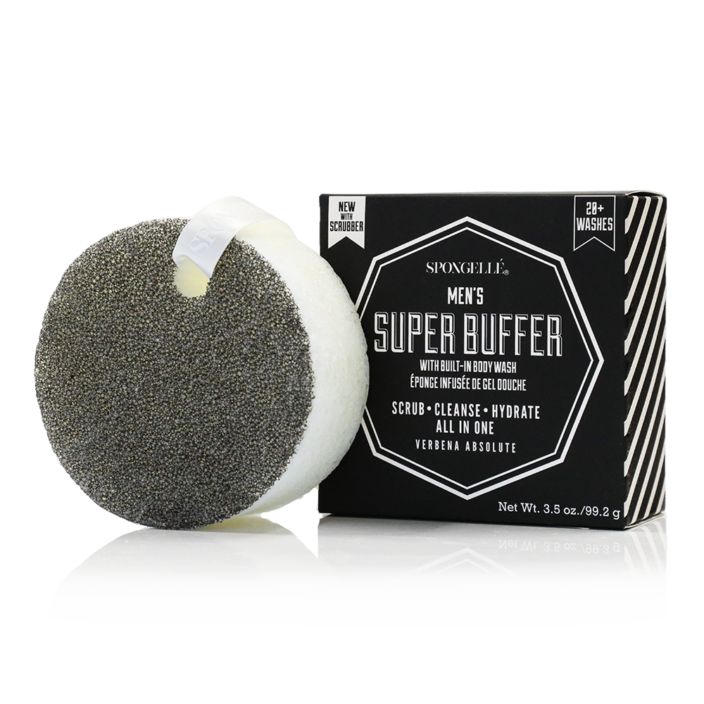 20+ Men's Super Buffer | Black Scrubber - Glamourous Grace