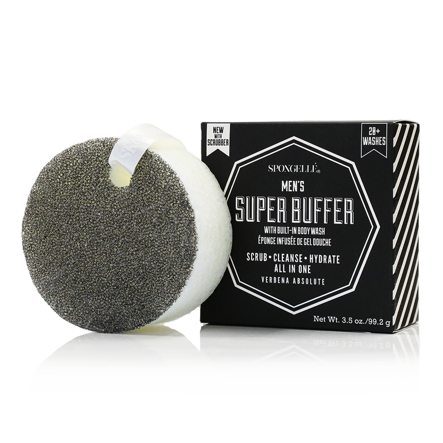 20+ Men's Super Buffer | Black Scrubber - Glamourous Grace