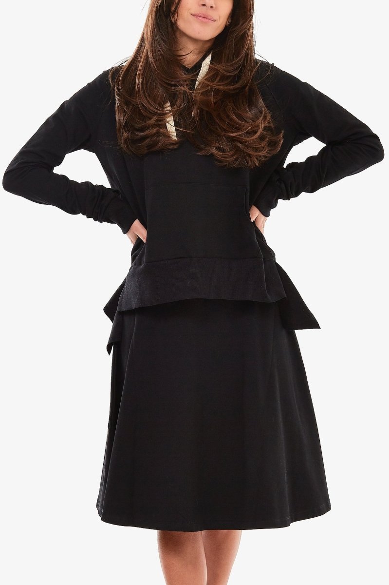 Supreme Swing Skirt 23" (Black) - Glamourous Grace
