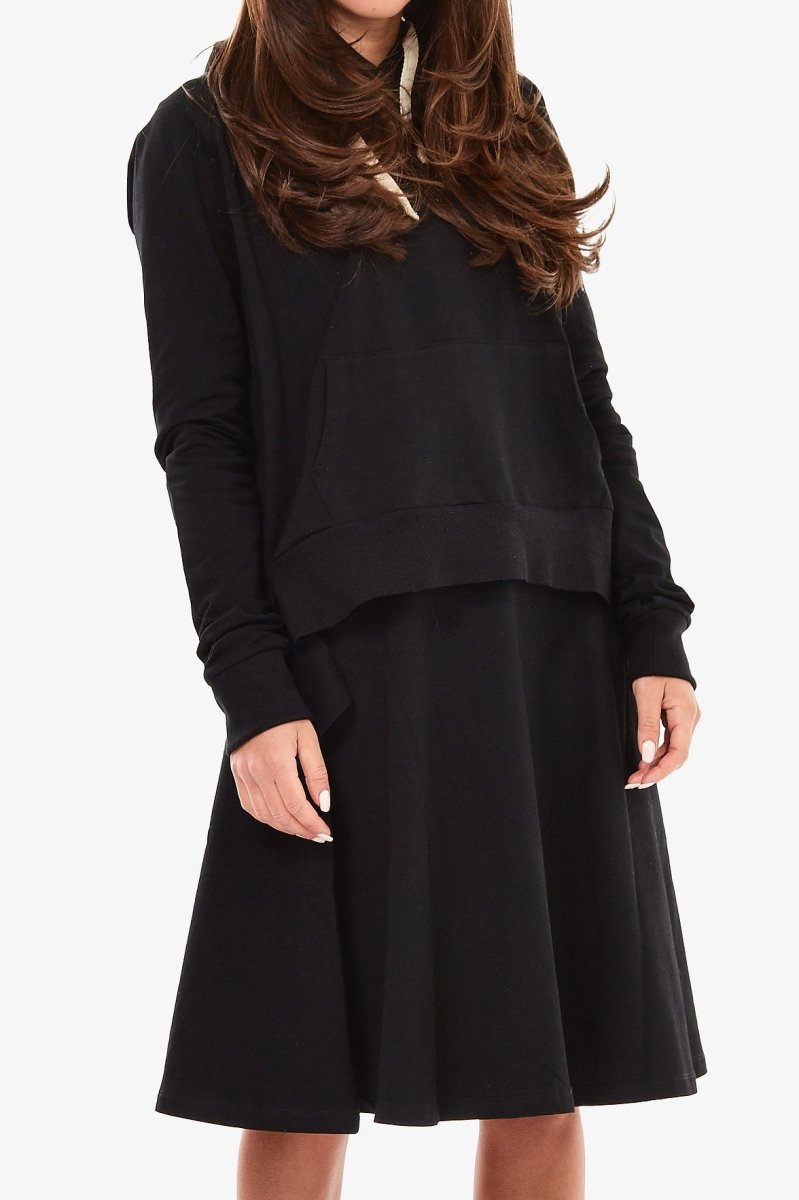 Supreme Swing Skirt 23" (Black) - Glamourous Grace