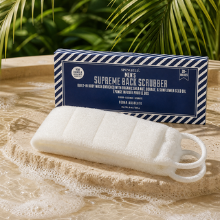 Men's Supreme Body Wash Infused Back Scrubber - Glamourous Grace