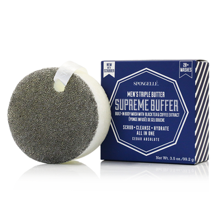 20+ Men's Supreme Buffer | Black Scrubber - Glamourous Grace